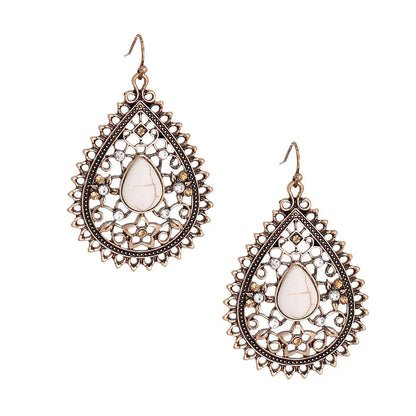 Delicate, Lace-Like Teardrop Earrings for Every Occasion Jewelry Bubble