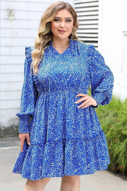 Discover the Perfect Plus Size Spotted Print Dress - Shop Now! Jewelry Bubble