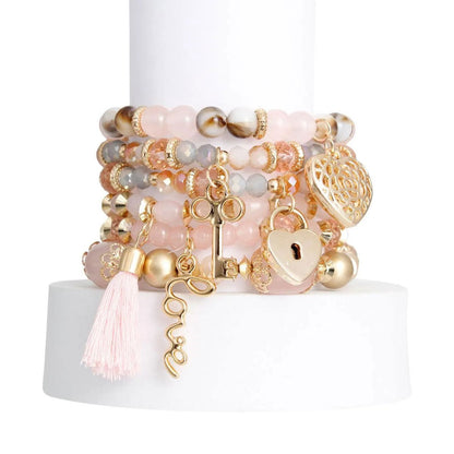 Discover the Trendiest Blush Bead and Charm Bracelets Today Jewelry Bubble