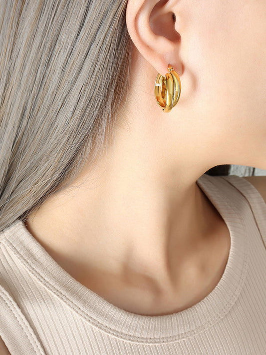 Dome Hoops Earrings - Timeless Elegance for Every Occasion Trendsi