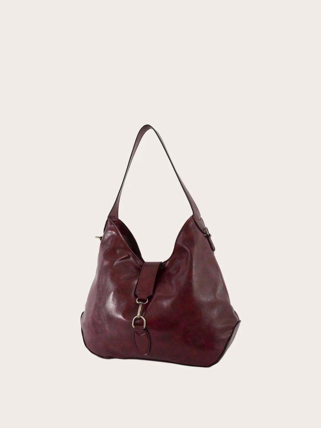 Double Handle Shoulder Bag Hobo Bag
