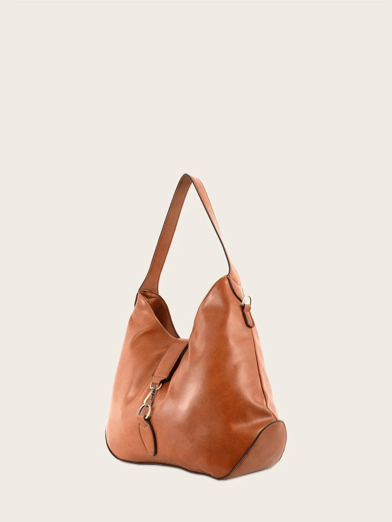 Double Handle Shoulder Bag Hobo Bag