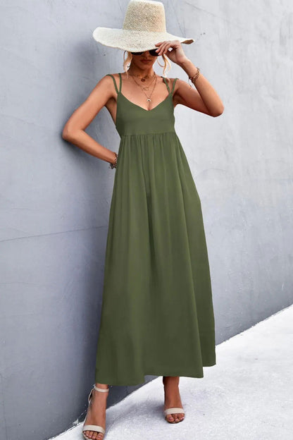 Double Strap Tie Back Dress - Look Chic & Stylish in This Summer Dress Jewelry Bubble