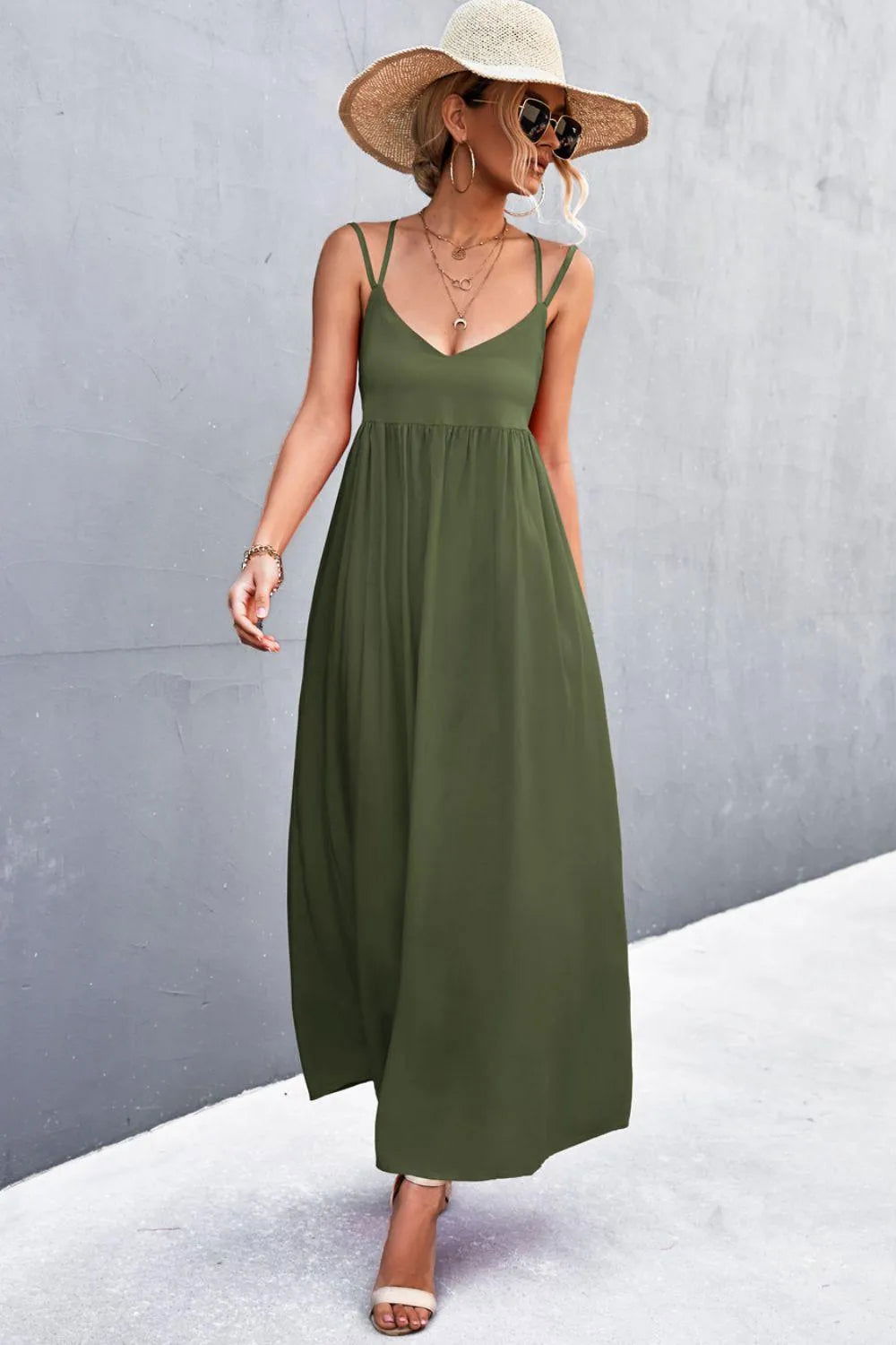 Double Strap Tie Back Dress - Look Chic & Stylish in This Summer Dress Jewelry Bubble