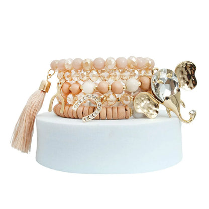 Earthy Beaded Bracelets: Fashion's Charming Earthly Statement Jewelry Bubble