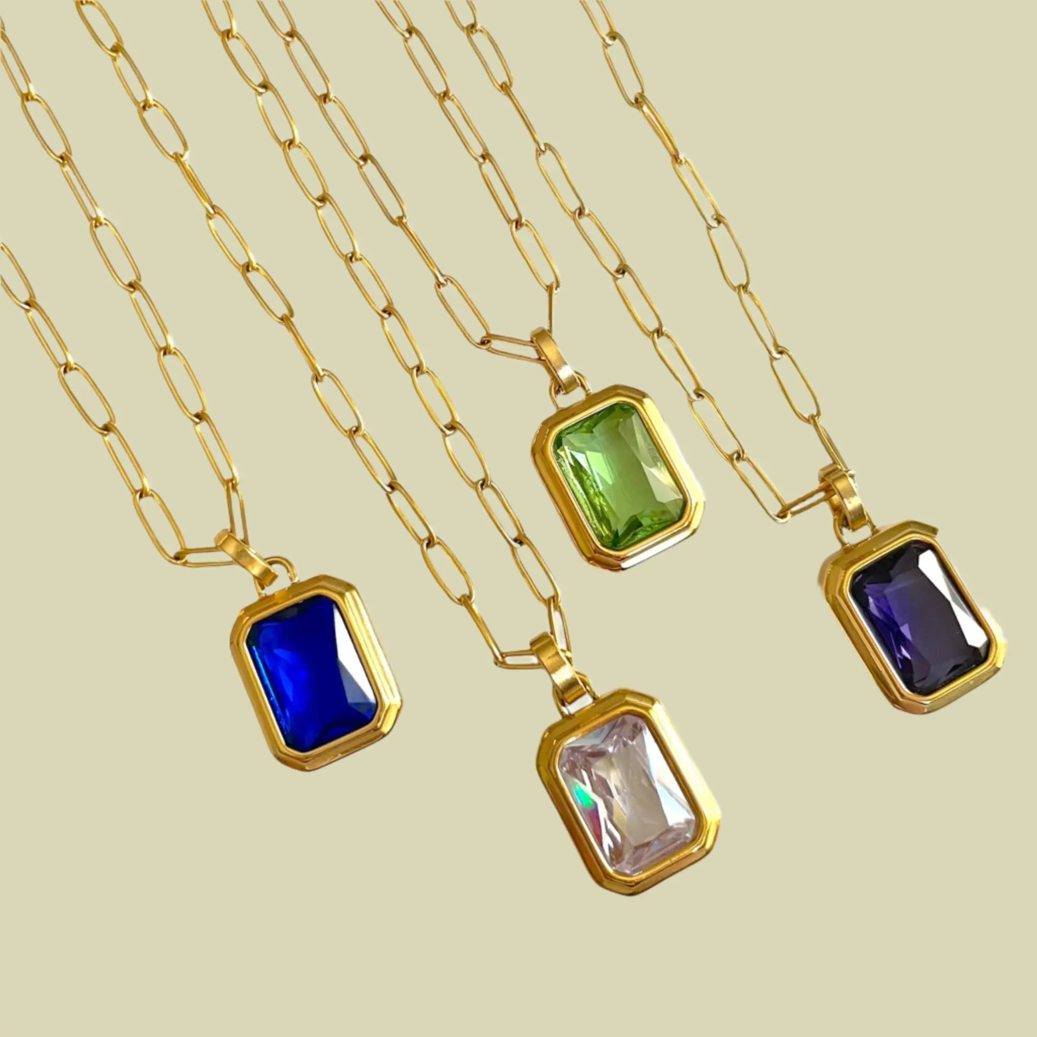 Elevate Your Elegance with the Exquisite Zircon Geometrical Pendant Necklace for Women