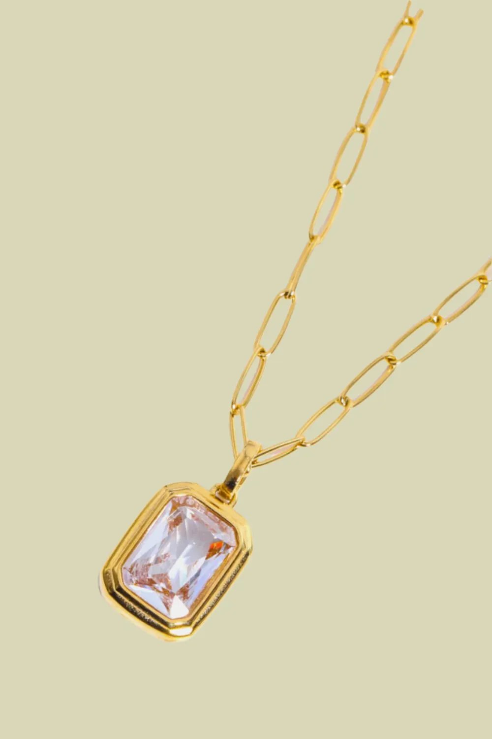 Elevate Your Elegance with the Exquisite Zircon Geometrical Pendant Necklace for Women