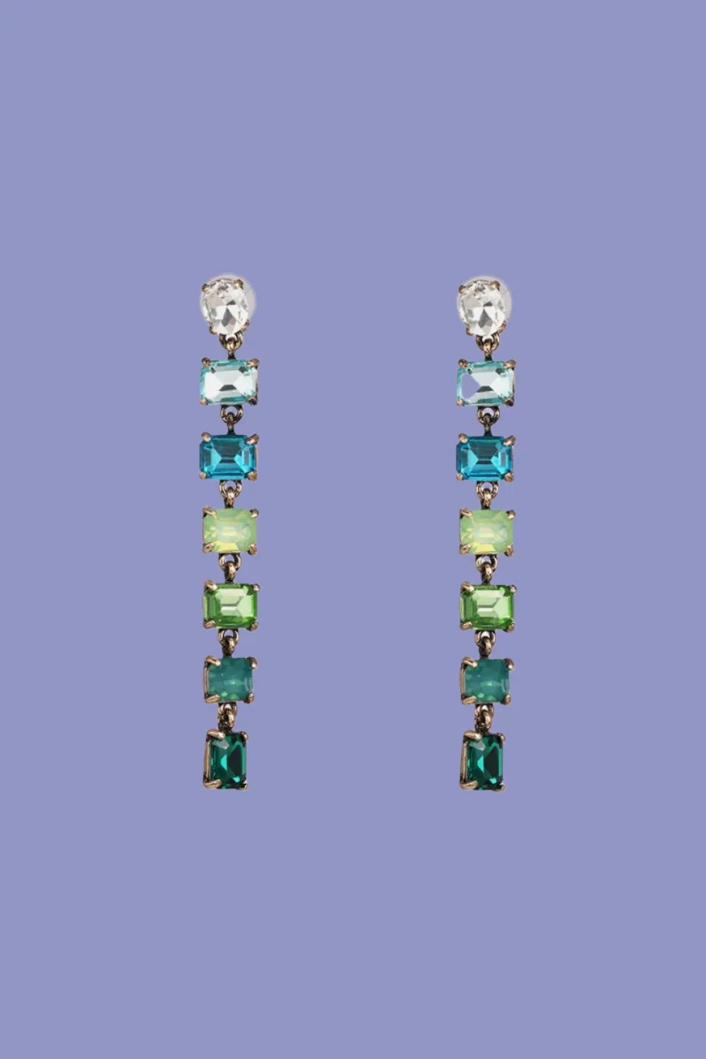Elevate Your Style with Elegant Geometrical Resin Dangle Earrings