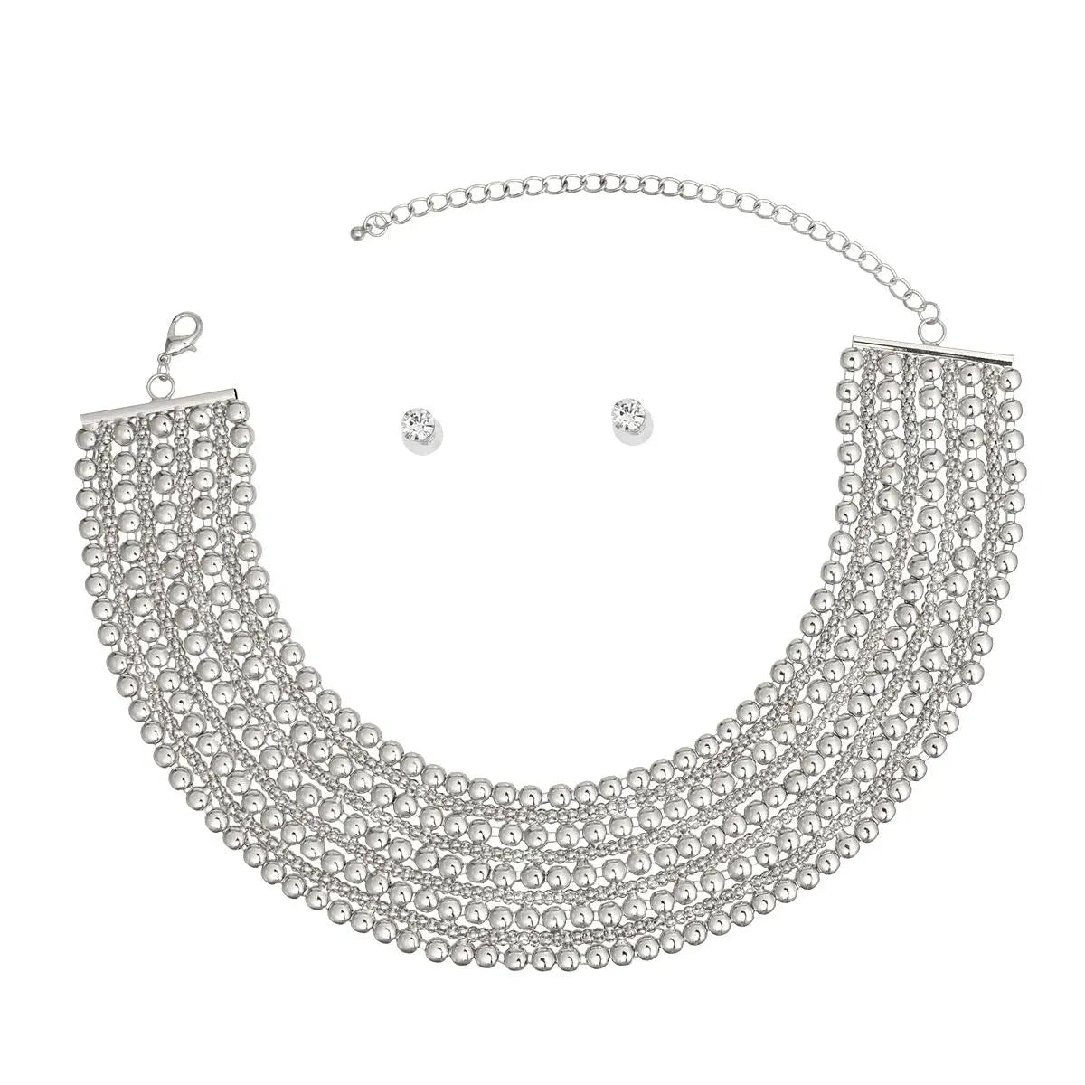 Elevate Your Style with Our Limelight Silver Choker Necklace | Fashion Jewelry Jewelry Bubble