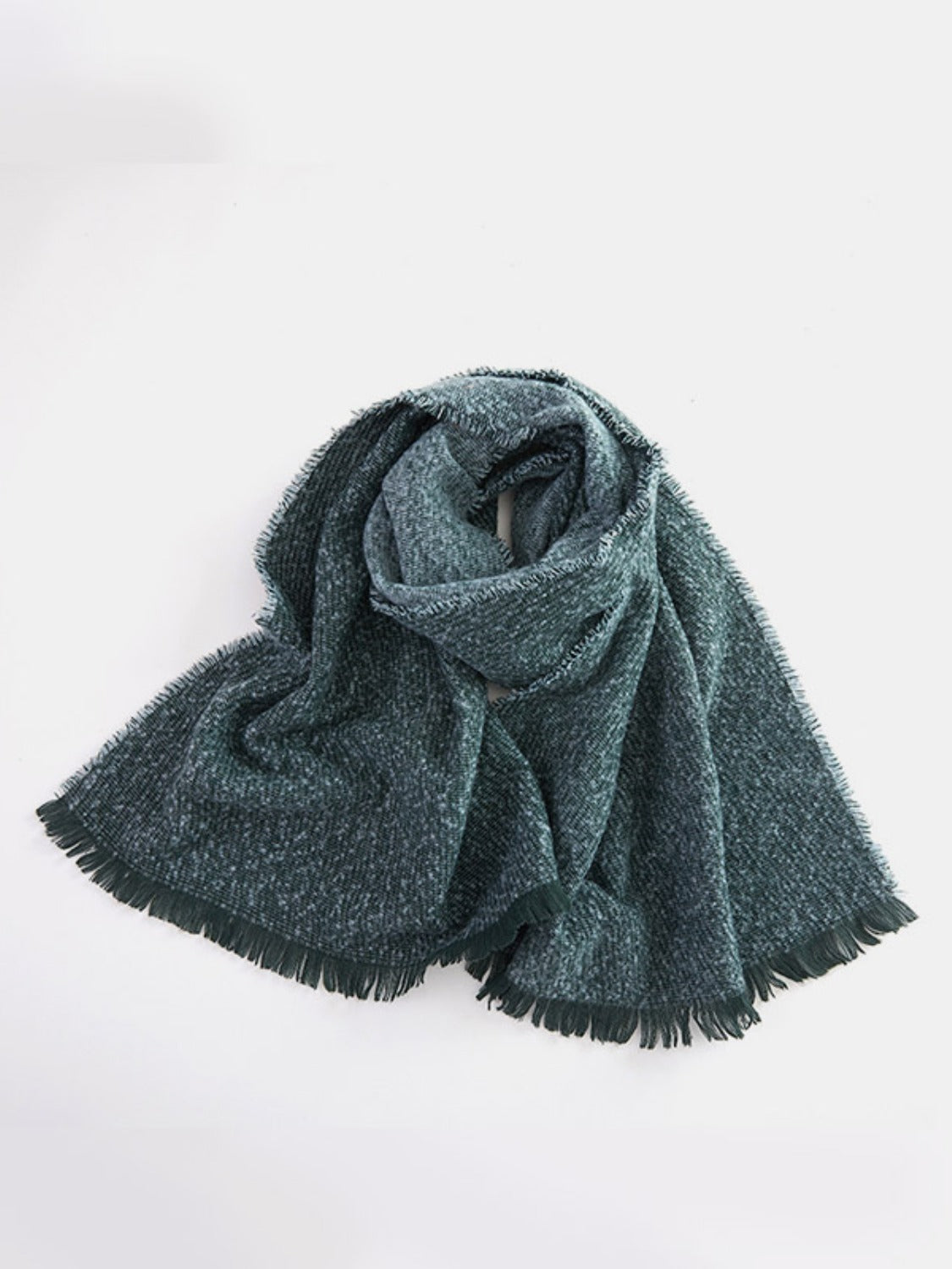 Elevate Your Style with Our Raw Hem Heathered Scarf Jewelry Bubble