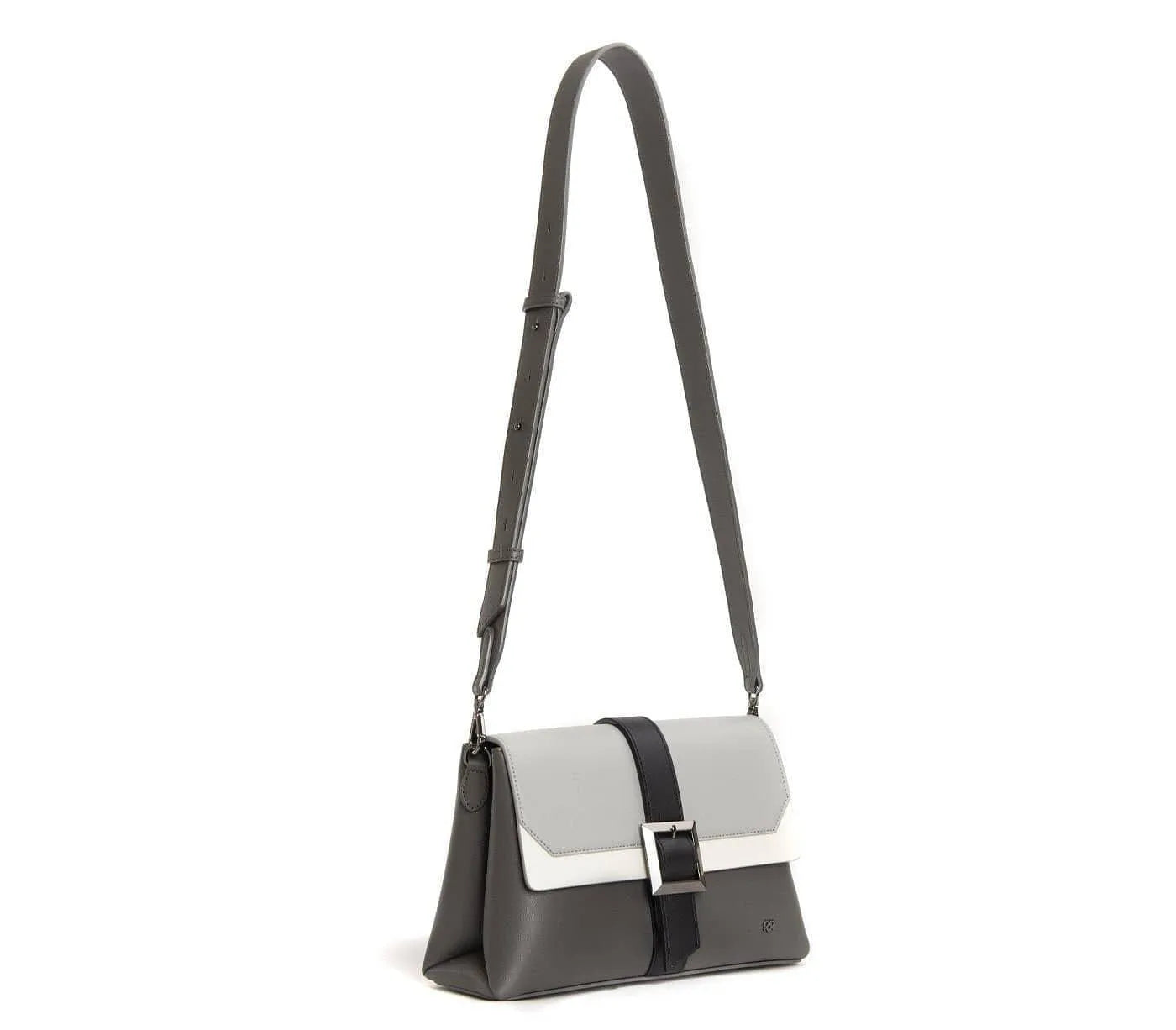 Emily - Grey Crossbody/Clutch Bag Jewelry Bubble