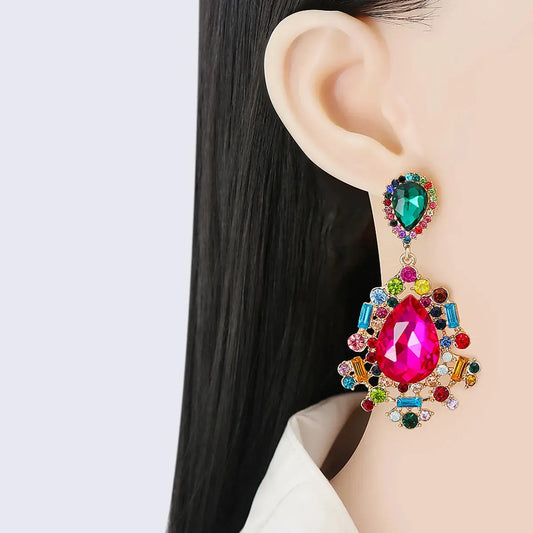 Enhance Style Stunning Multicolor Dangle Earrings Trendsi