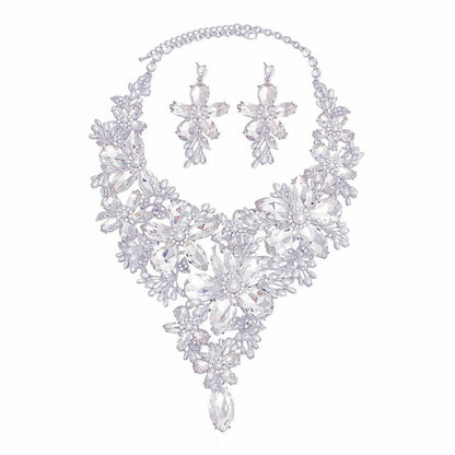 Ethereal Floral Necklace Set - Timeless Elegance for Your Wardrobe Jewelry Bubble