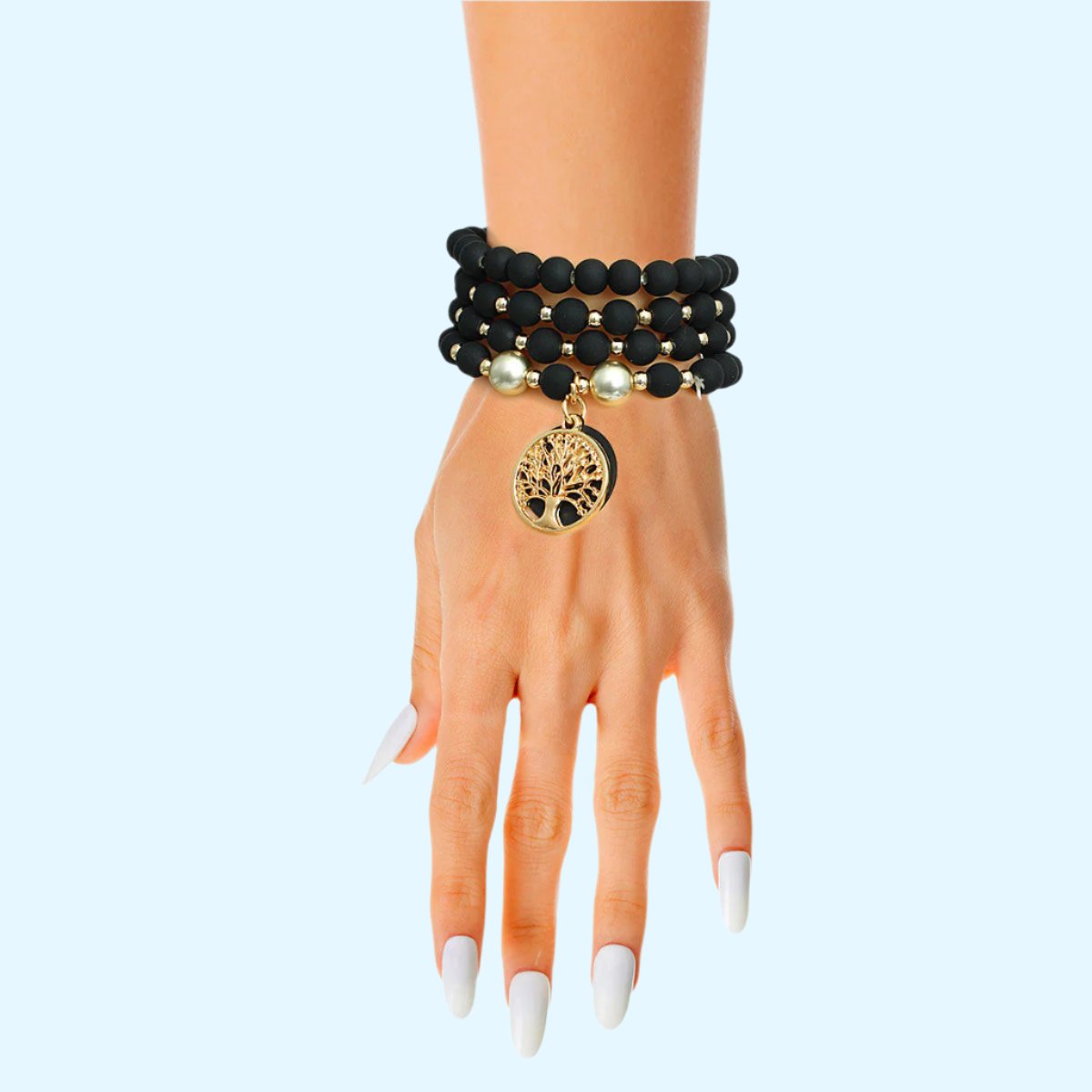 Exquisite Black Bracelet Set: Elegance Redefined for Women Jewelry Bubble