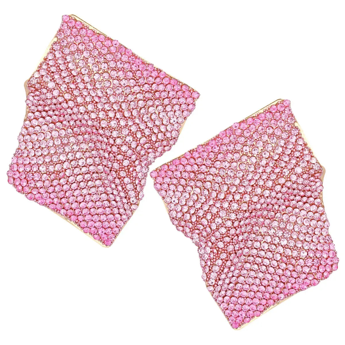 Exquisite Pink Wave Stud Earrings Trending for Radiant Style Jewelry Bubble