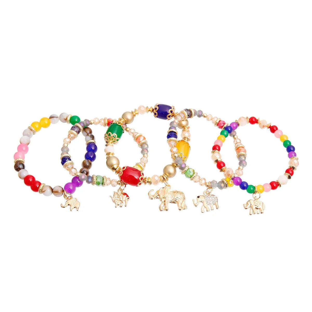 Eye-Candy Glass Beaded Bracelets: Charm Your Way to Style & Elegance Jewelry Bubble