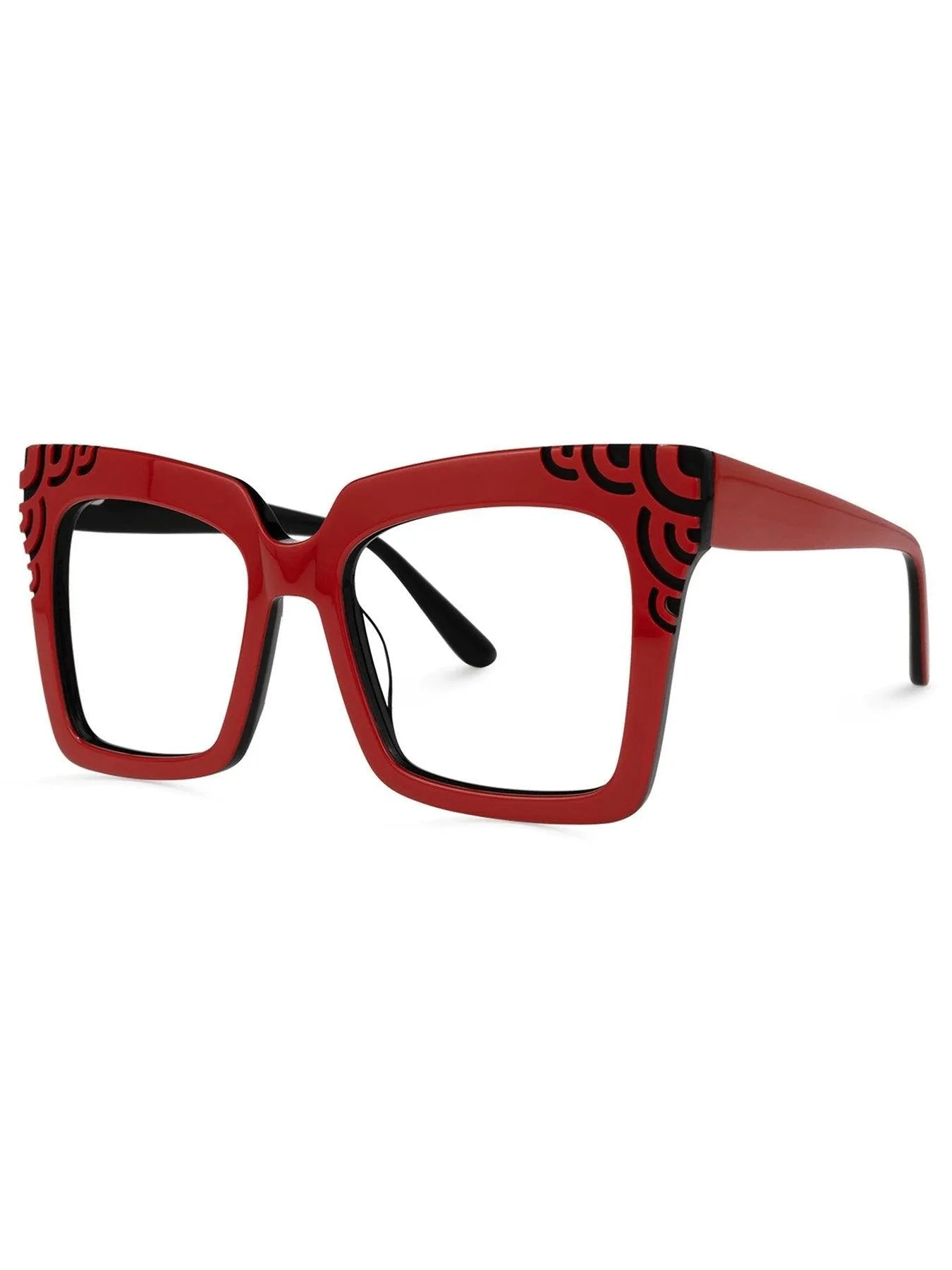 Eyeglasses Two Tone Frames Unique Cool Look Jewelry Bubble