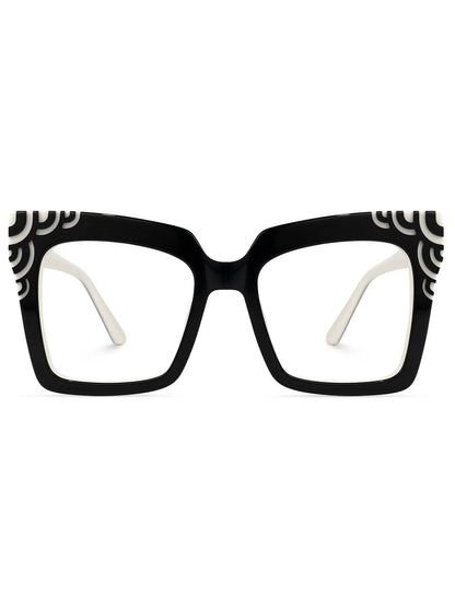 Eyeglasses Two Tone Frames Unique Cool Look Jewelry Bubble