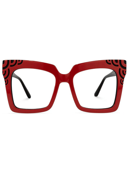 Eyeglasses Two Tone Frames Unique Cool Look Jewelry Bubble