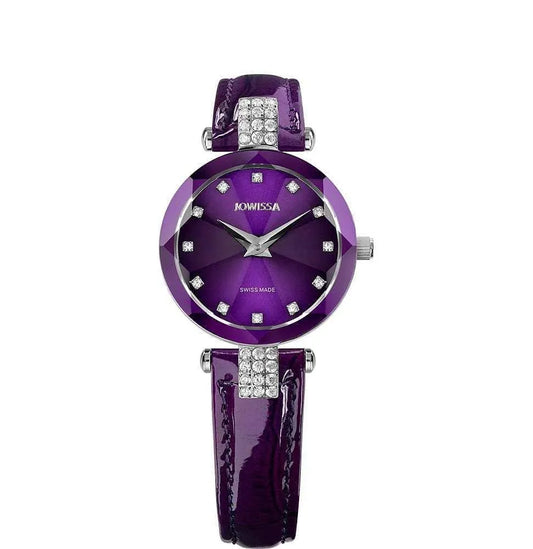 Facet Glossy Strass Swiss Ladies Watch J5.621.S Jewelry Bubble