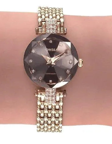 Facet Strass Swiss Ladies Watch J5.630.S Jewelry Bubble