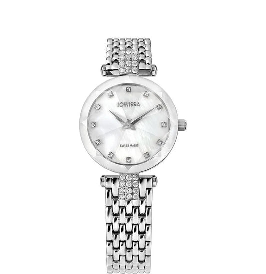 Facet Strass Swiss Ladies Watch J5.636.S Jewelry Bubble