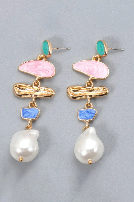 Fashion Jewelry: Multi Design Drop & Dangle Baroque Pearl Earrings Trendsi