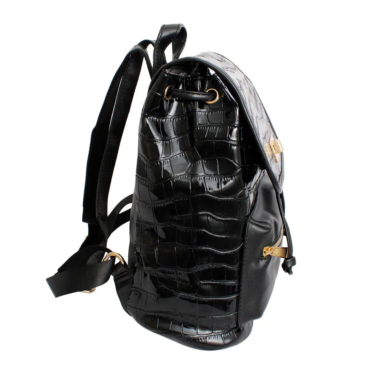 Fashionable Black Backpack: Perfect Travel Carry-Ons & Everyday Bag for Women Jewelry Bubble