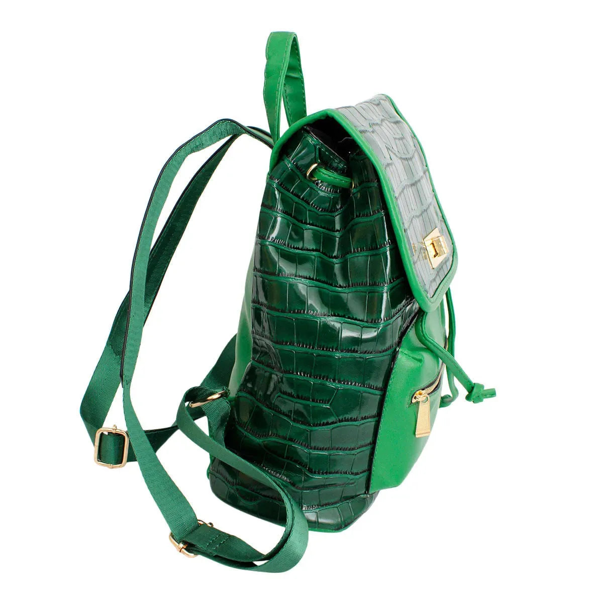 Fashionable Green Backpack: Perfect Travel Carry-Ons & Everyday Bag for Women Jewelry Bubble