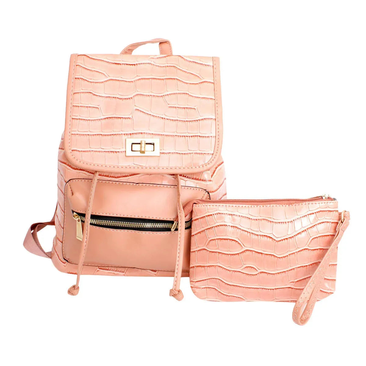 Fashionable Pink Backpack: Perfect Travel Carry-Ons & Everyday Bag for Women Jewelry Bubble