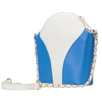 Feather Blue Shoulder Bag Jewelry Bubble