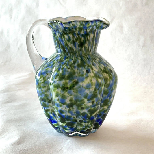 Fenton Art Glass Vessel of Gems Pitcher Jewelry Bubble