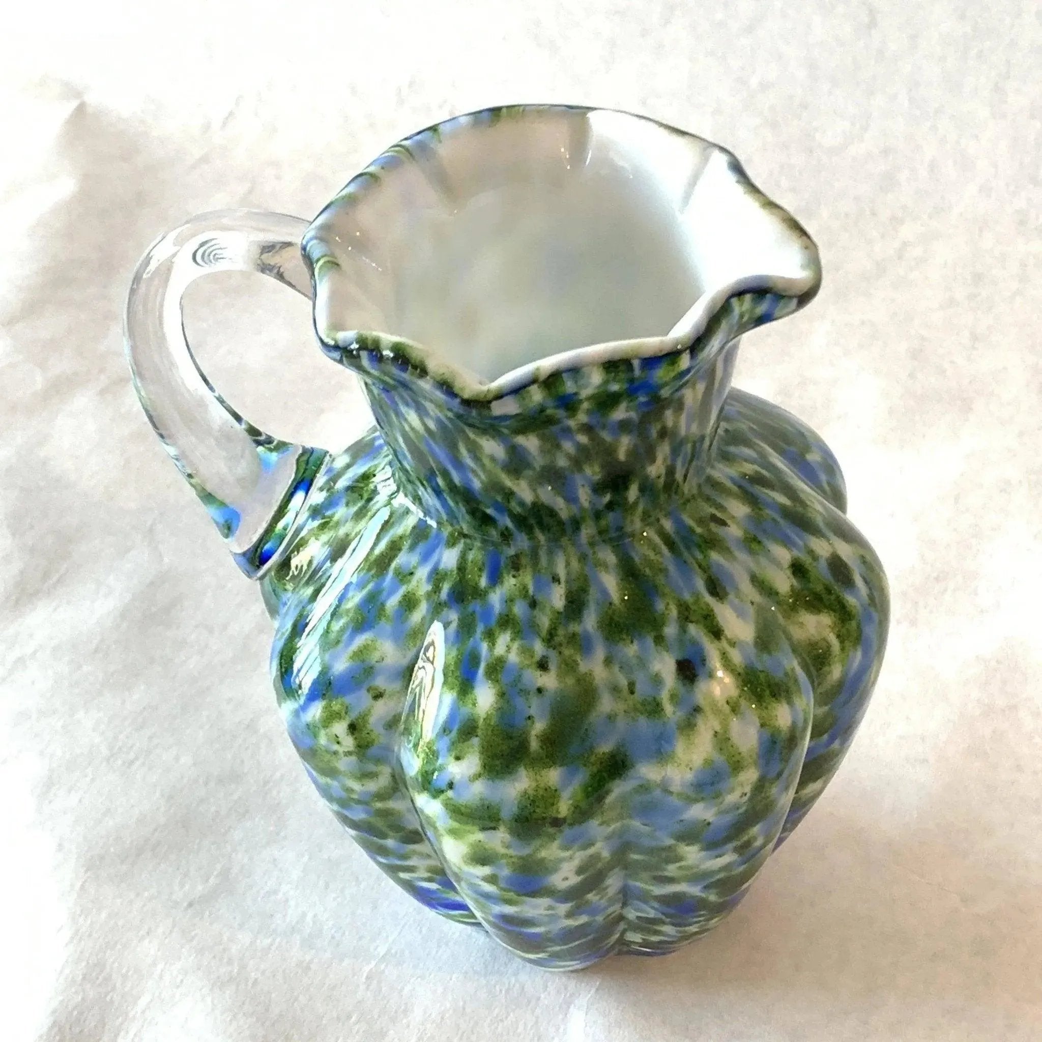 Fenton Art Glass Vessel of Gems Pitcher