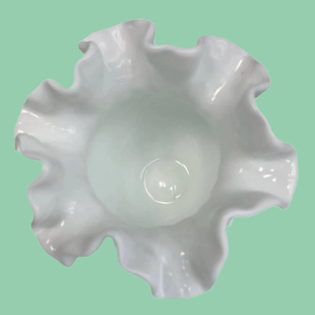 Fenton Rose Bowl Glass