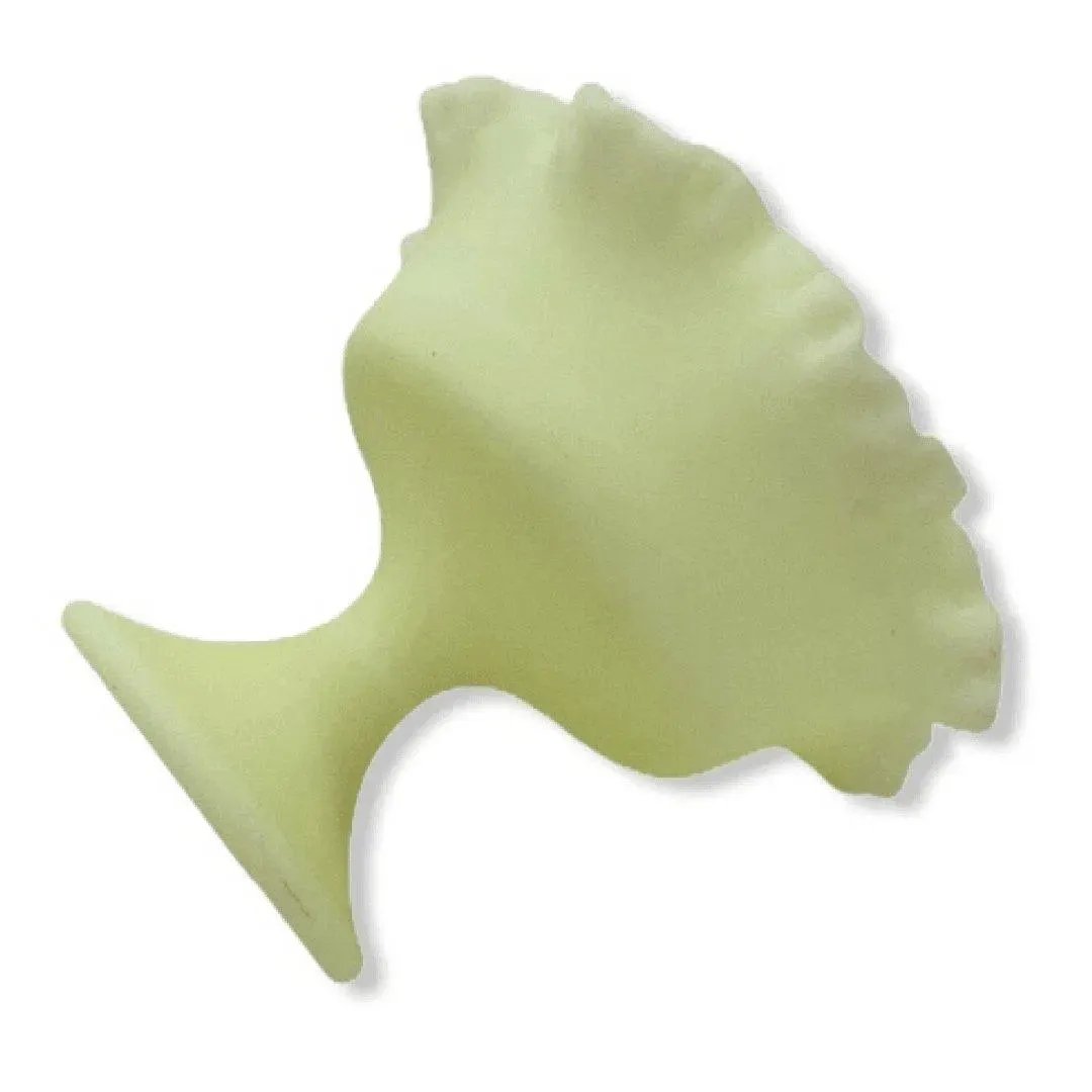 Fenton Satin Glass Ruffled Pedestal Vintage Compote