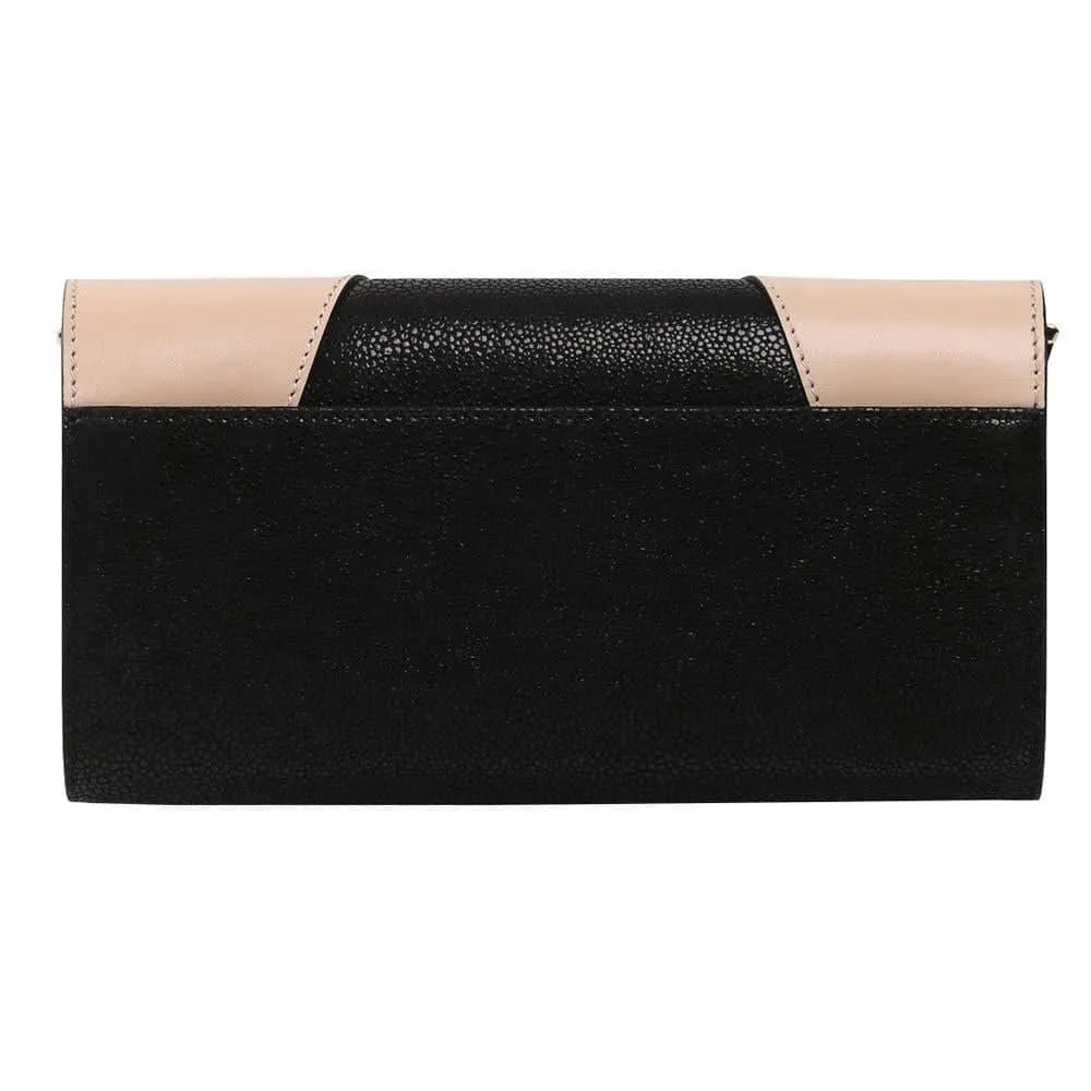 Fish Black Crossbody Clutch Bag Jewelry Bubble