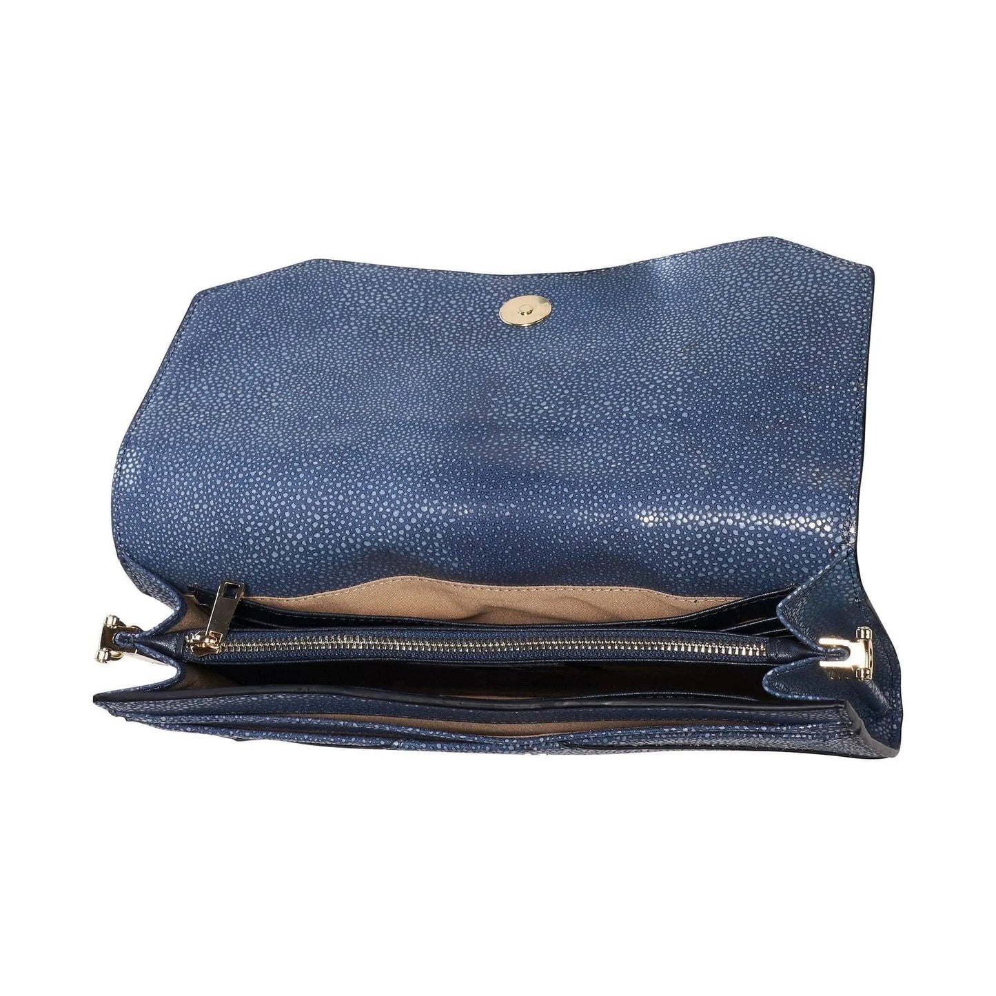 Fish Blue Crossbody Clutch Bag Jewelry Bubble