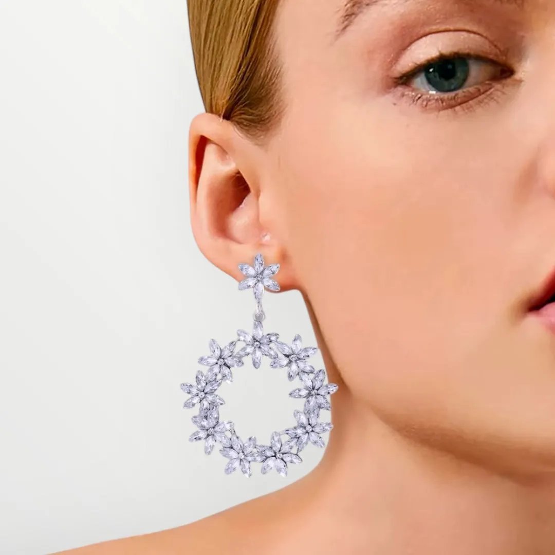 Flower Dangle Earrings: Elegant Statement Jewelry for Every Occasion