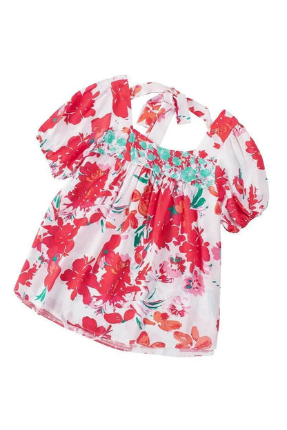 Flower Power! Shop our Square Neck Printed Blouse Now Jewelry Bubble