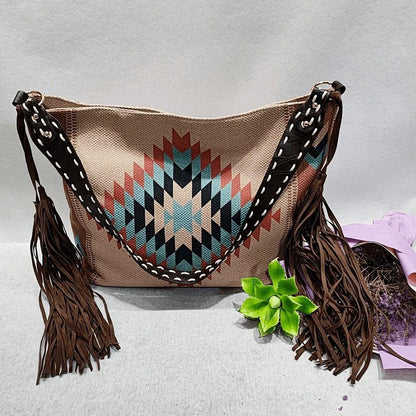 Fringe Shoulder Bag Retro Inspired Style Jewelry Bubble