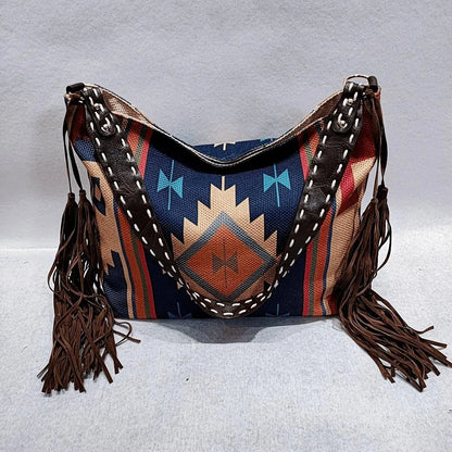 Fringe Shoulder Bag Retro Inspired Style Jewelry Bubble