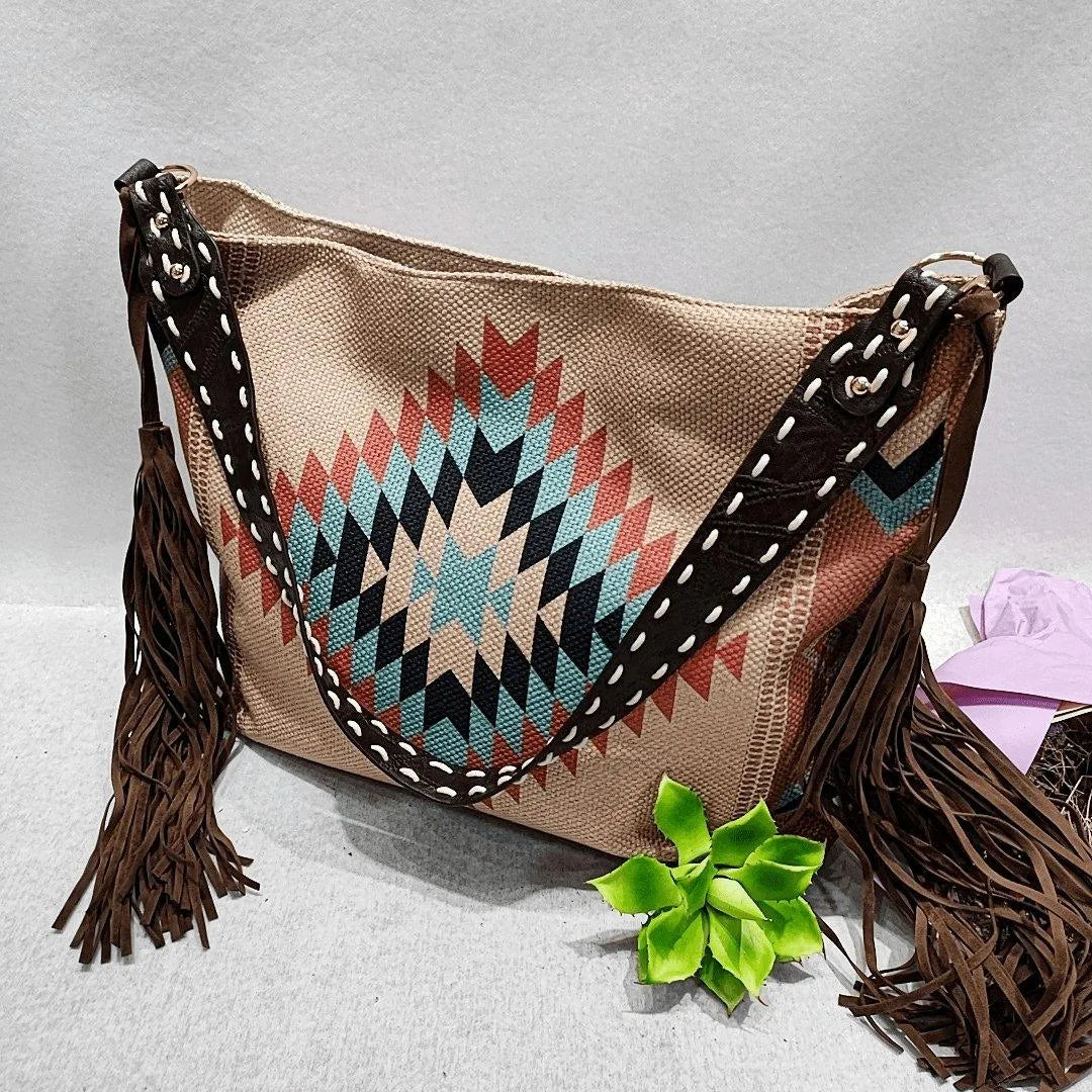 Fringe Shoulder Bag Retro Inspired Style Jewelry Bubble