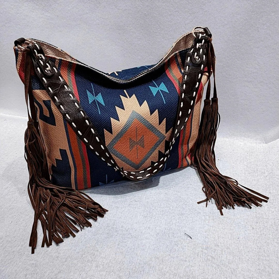 Fringe Shoulder Bag Retro Inspired Style Jewelry Bubble