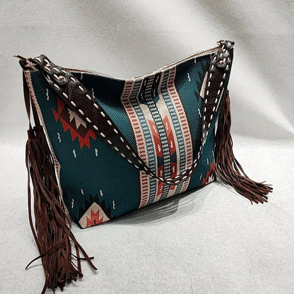 Fringe Shoulder Bag Retro Inspired Style Jewelry Bubble