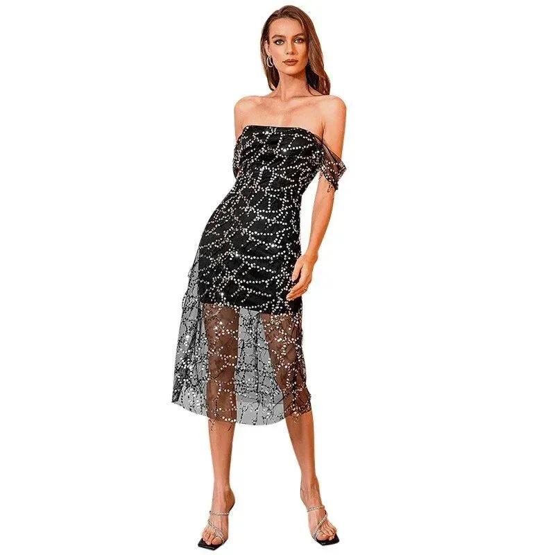 Fringed Sequin Dress