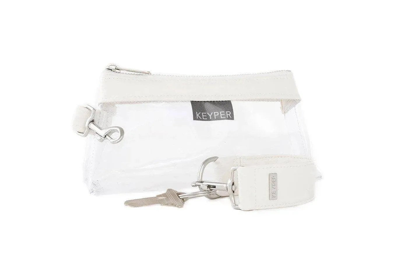Frost White Vegan Leather 2-Piece Wristlet Set