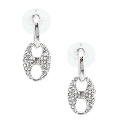 Get Elegant Rhodium Plated Matelot Earrings - Perfect Accessory Jewelry Bubble