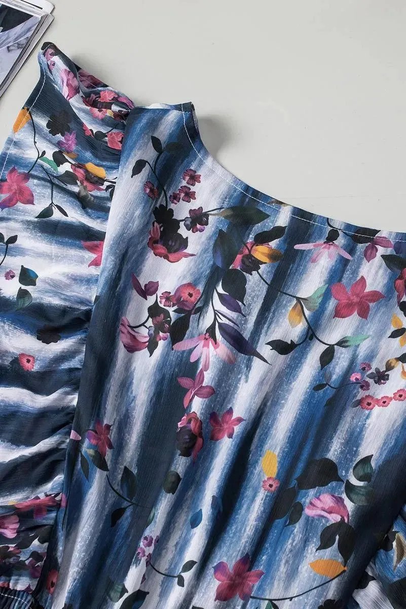 Get Ready to Blossom in Your Flutter Sleeve Plus size Mini Dress!