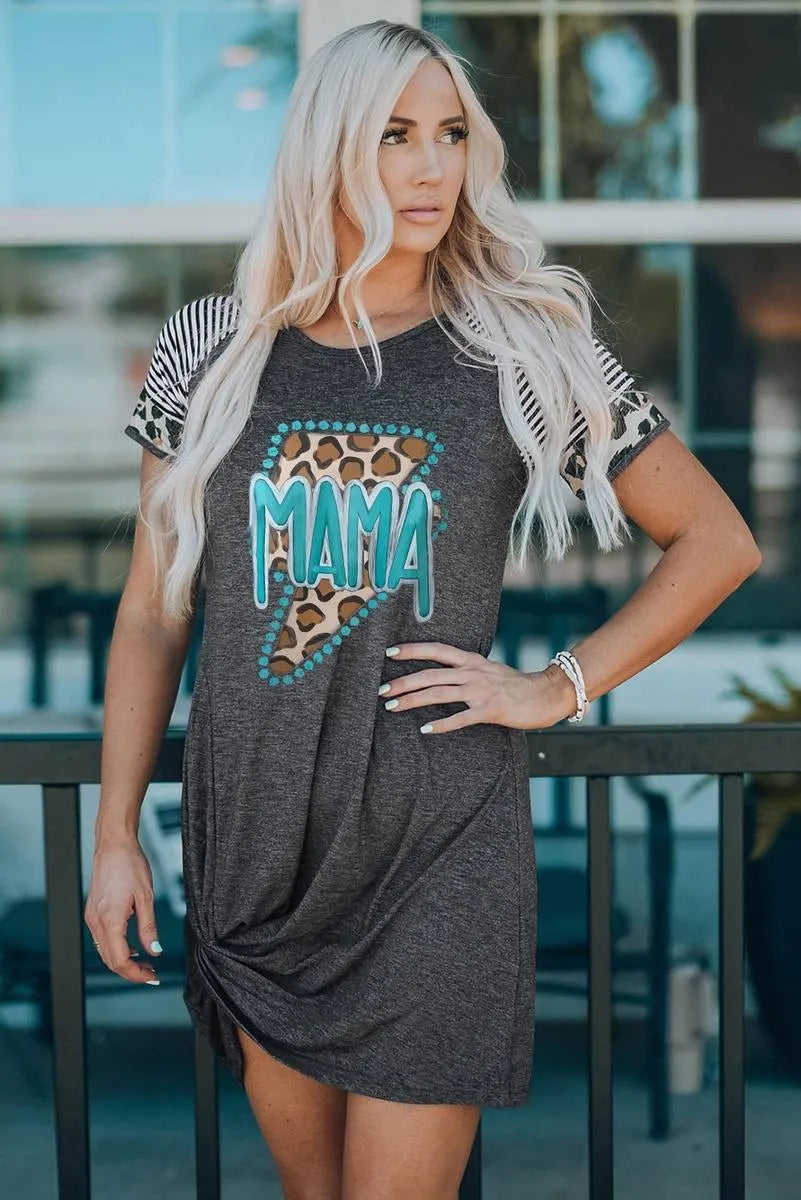 Get Your Gray On: Shop the MAMA Mini Dress Today Jewelry Bubble