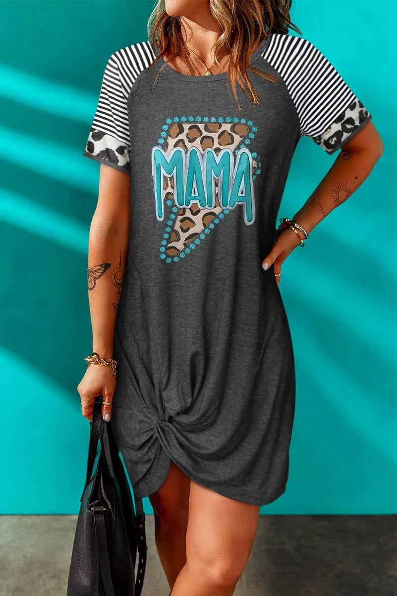 Get Your Gray On: Shop the MAMA Mini Dress Today Jewelry Bubble